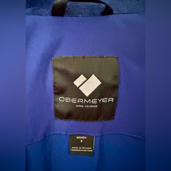 NWTs Obermeyer Tuscany Elite Insulated Ski Jacket. Navy. Sz. 4 - Picture 7 of 16